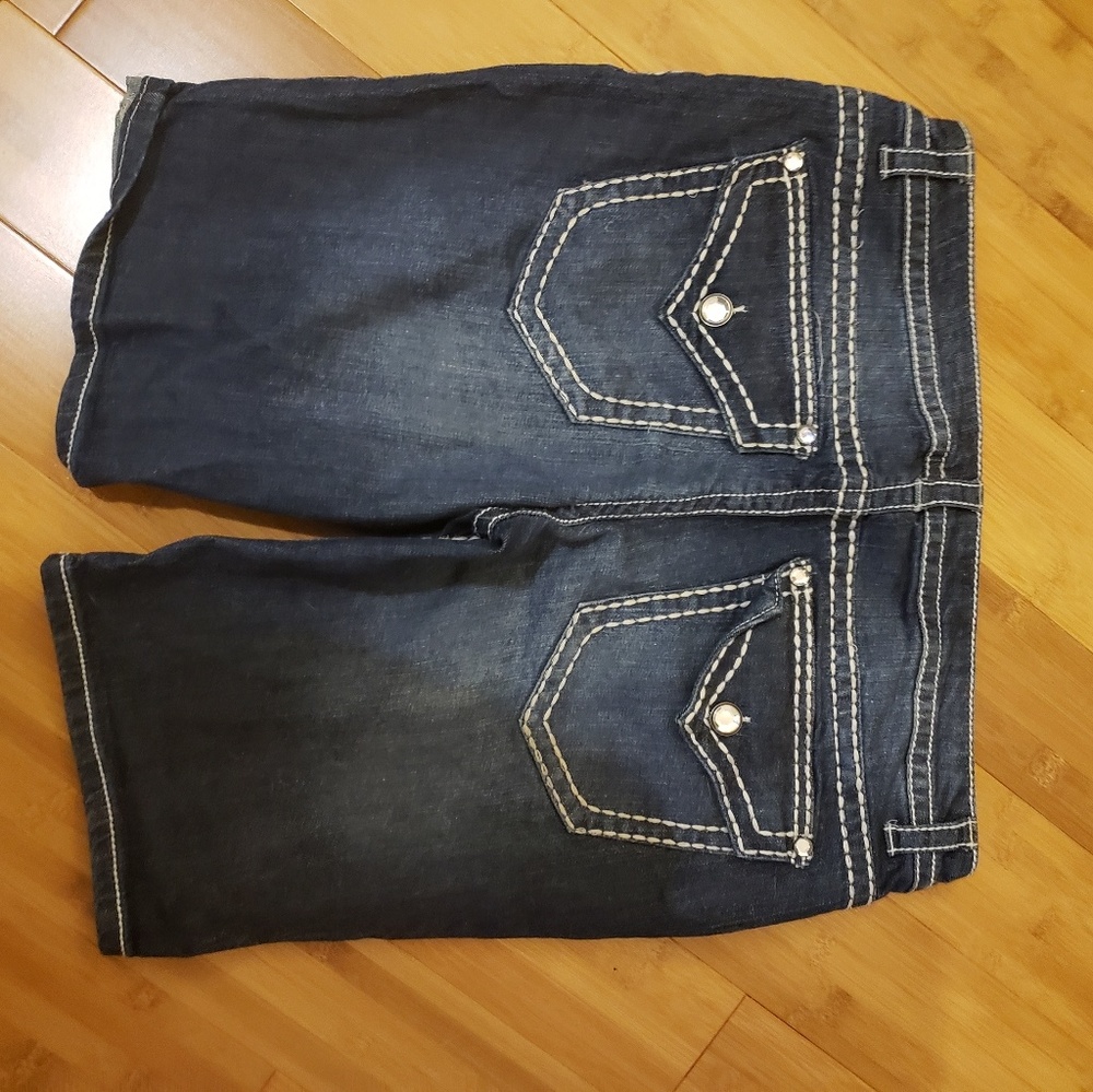 Denim shorts